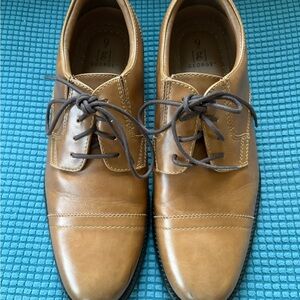 George Men's Tan Leather Derbys